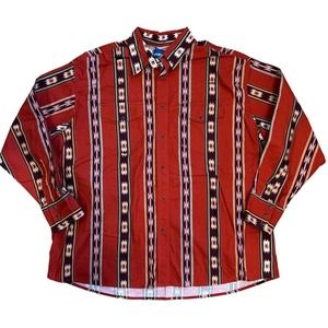 WRANGLER Pearl Snap Western Shirt Mens Size 2X